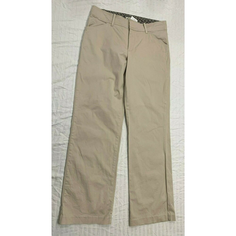 🍏🍏🍏 LEE NATURAL STRAIGHT LEG WOMENS PANTS SIZE 10 🍏🍏🍏